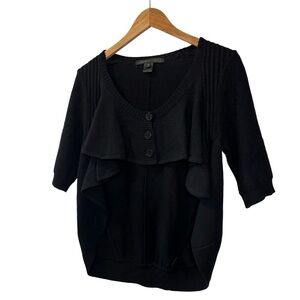 Vintage Marc Jacobs Whimsigoth Ruffle Wool Crop Sweater